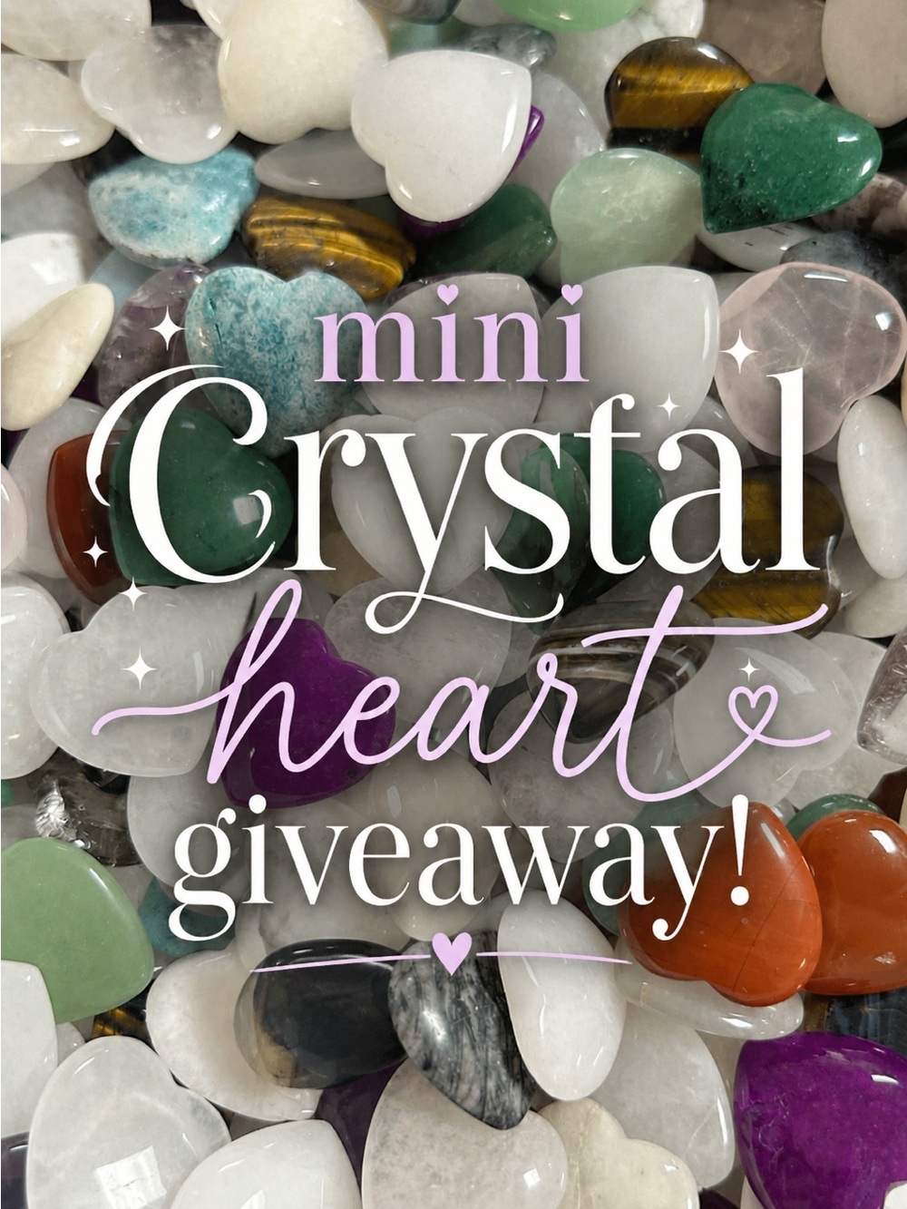 Mini Crystal Heart Giveaway!